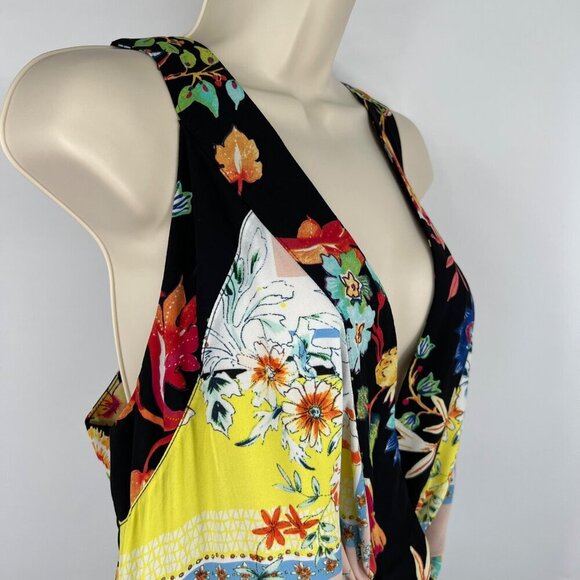 Soho Jeans NY & Co. Dress Asymmetrical Multimedia Mini Size Large - Picture 7 of 14